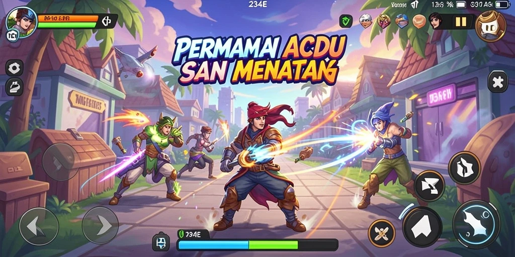 Gameplay seru dari 234E dengan tantangan yang menarik.