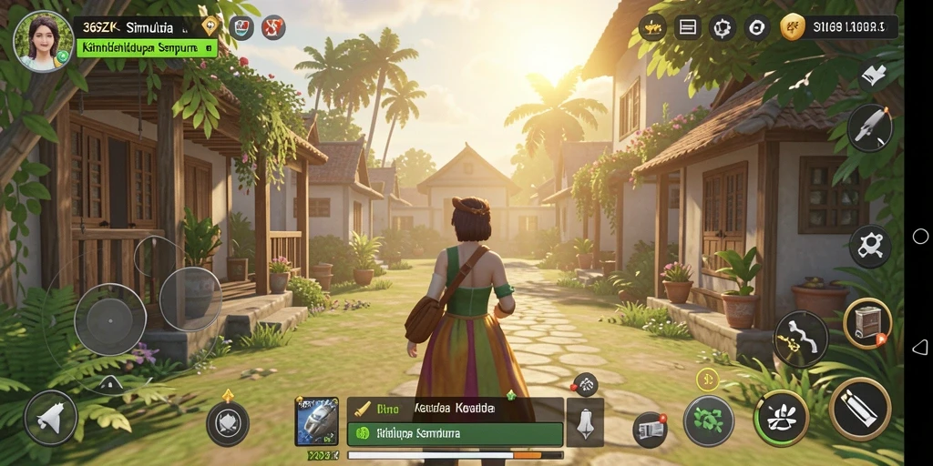 Tampilan gameplay mendetail dari 369ZK yang menarik.