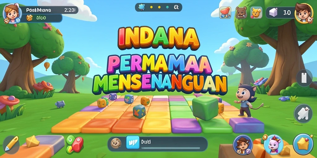 Tampilan gameplay INDAAA dengan tantangan Puzzle yang menarik.
