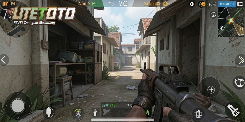 Tampilan gameplay LITETOTO yang seru dan penuh aksi.