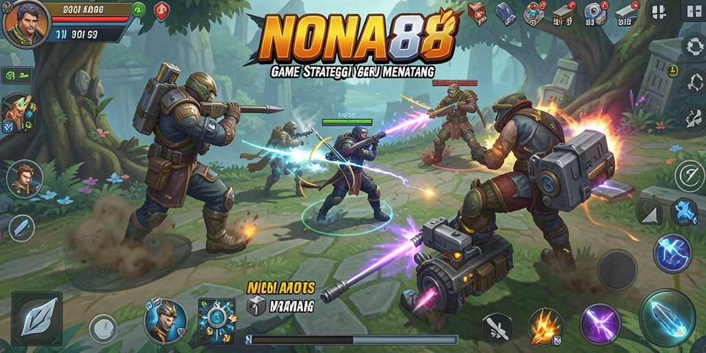 Tampilan gameplay NONA88 yang seru dan penuh taktik.