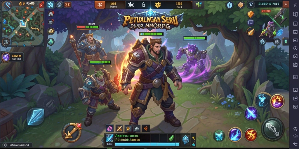 Screenshot gameplay seru dari POA88 yang menunjukkan pertempuran epik.