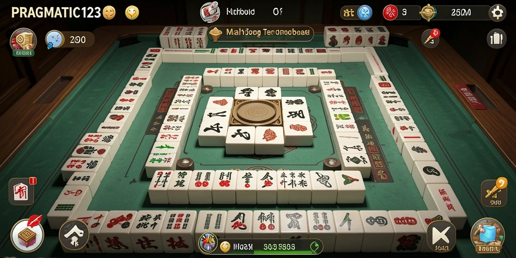 Tangkapan layar gameplay <strong>PRAGMATIC123</strong> menampilkan aksi Mahjong yang seru dan menantang.